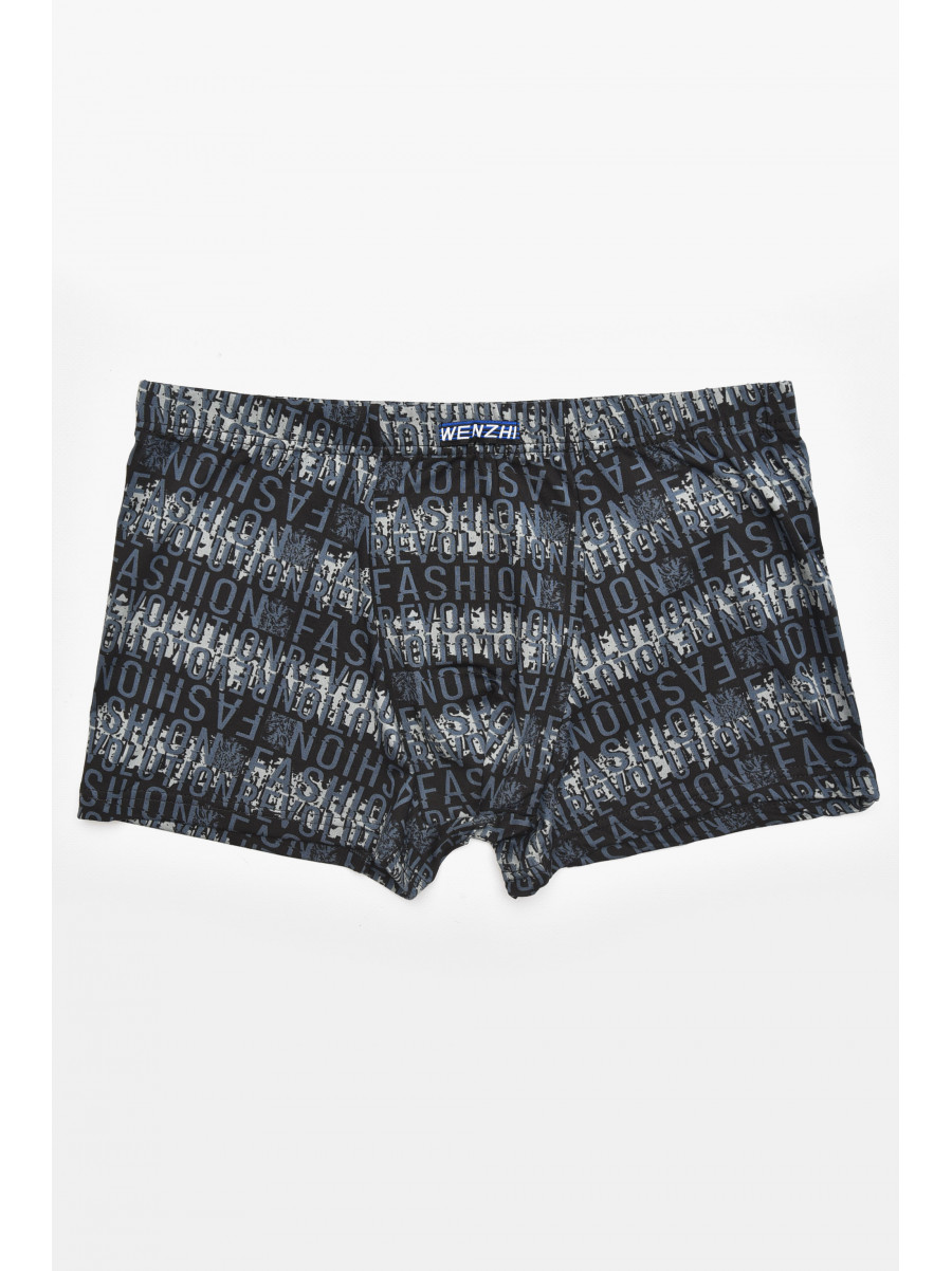 Боксеры мужские черного цвета с принтом W3758 211764C