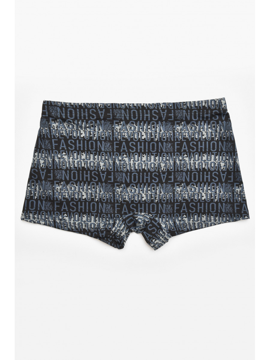 Боксеры мужские черного цвета с принтом W3758 211764C