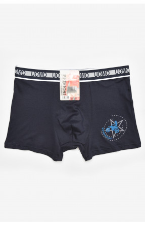 Боксеры мужские тёмно-синего цвета с принтом F0895 211765C