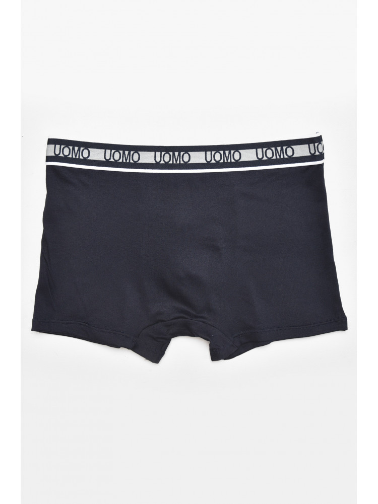 Боксеры мужские тёмно-синего цвета с принтом F0895 211765C