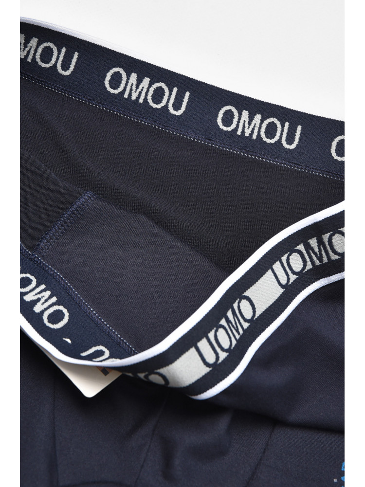 Боксеры мужские тёмно-синего цвета с принтом F0895 211765C