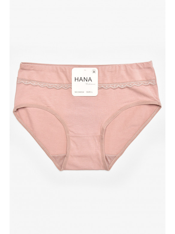 Труси жіночі напівбатальні темно-рожевого кольору 84054 211766C