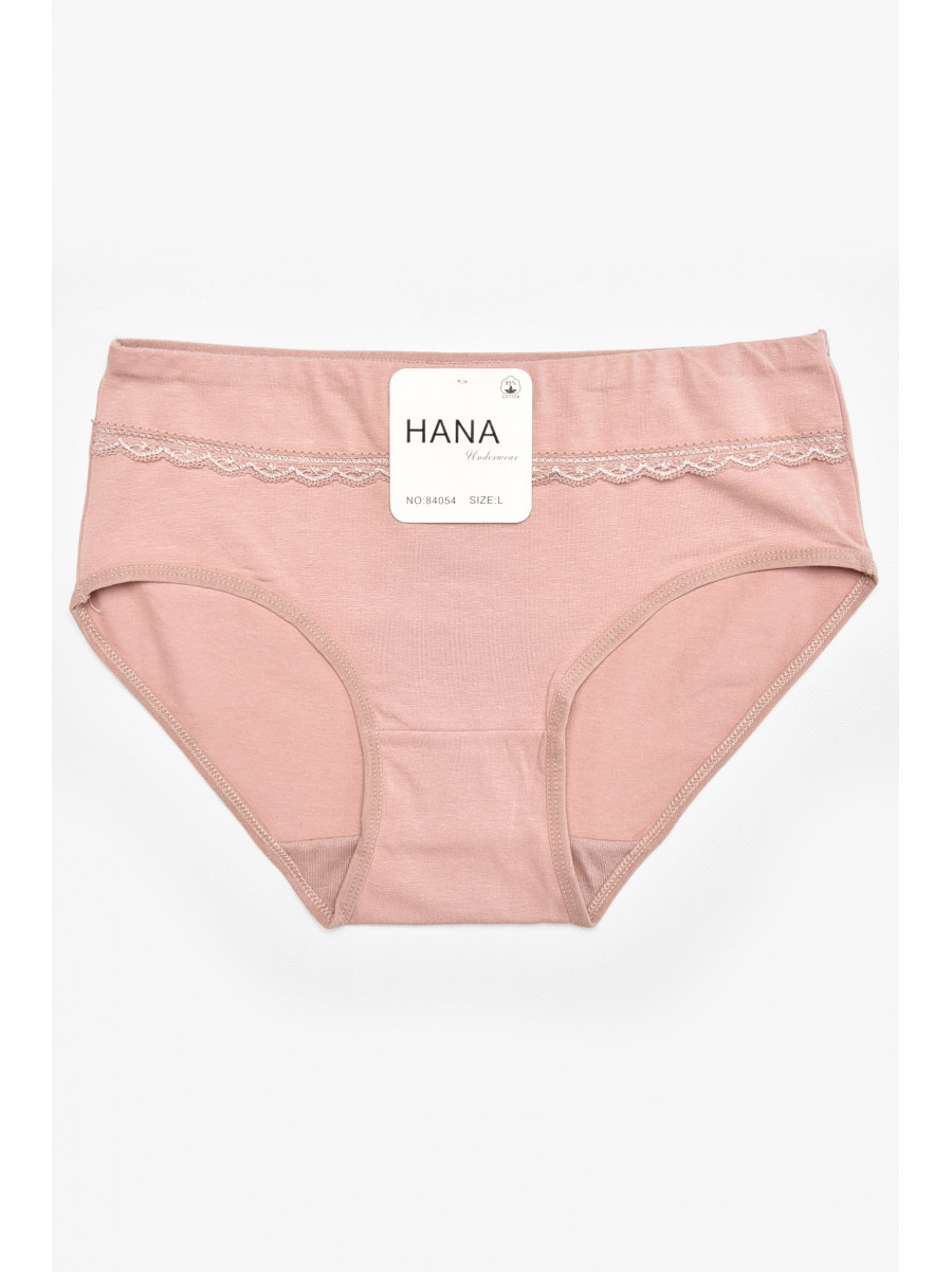 Труси жіночі напівбатальні темно-рожевого кольору 84054 211766C