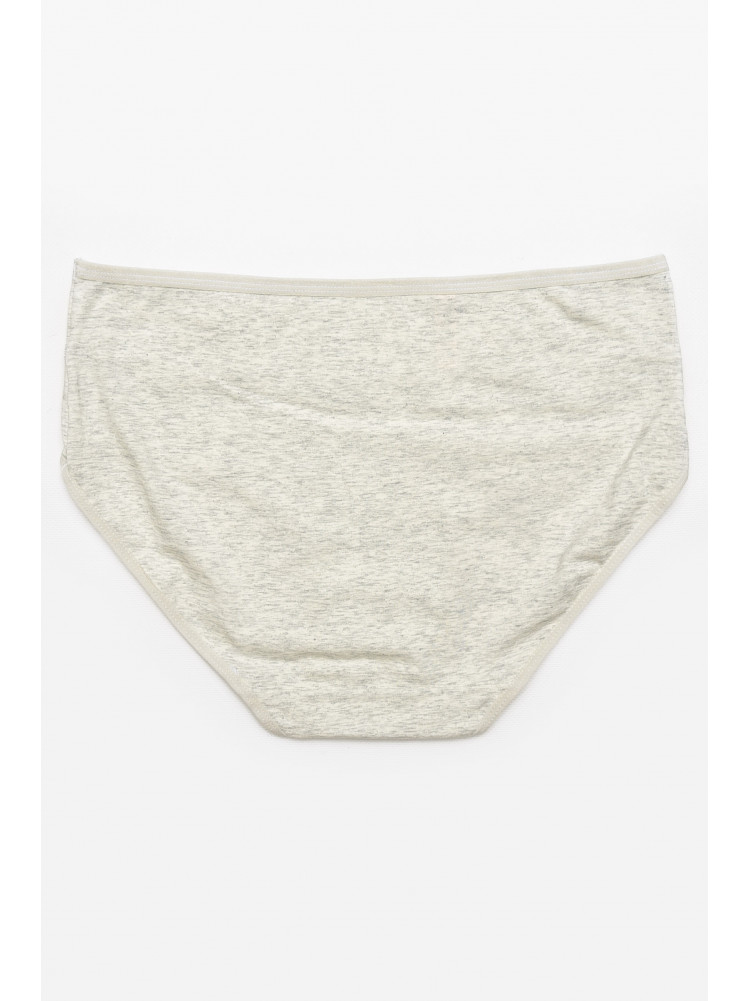 Трусы женские полубатальные серого цвета 84054 211769C
