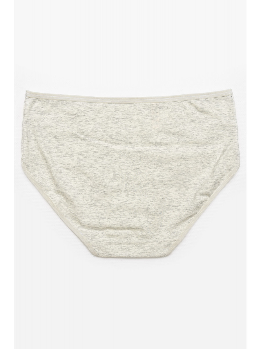 Трусы женские полубатальные серого цвета 84054 211769C