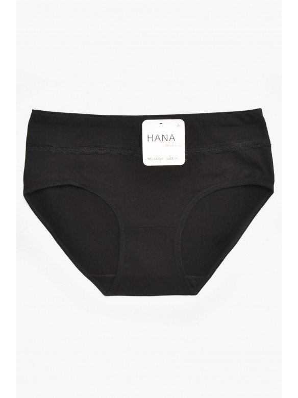 Труси жіночі напівбатальні чорного кольору 84054 211770C