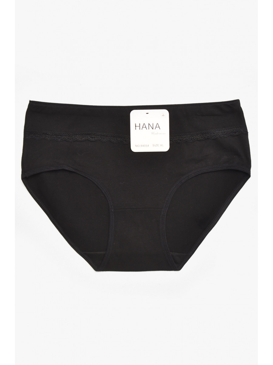 Труси жіночі напівбатальні чорного кольору 84054 211770C