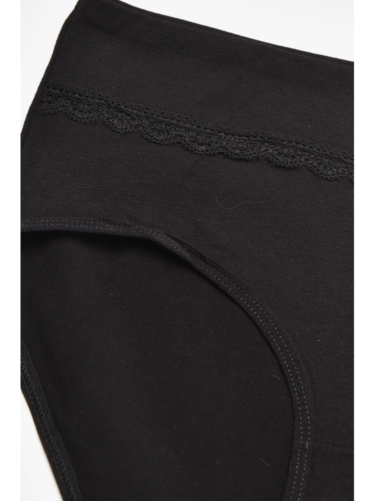 Труси жіночі напівбатальні чорного кольору 84054 211770C