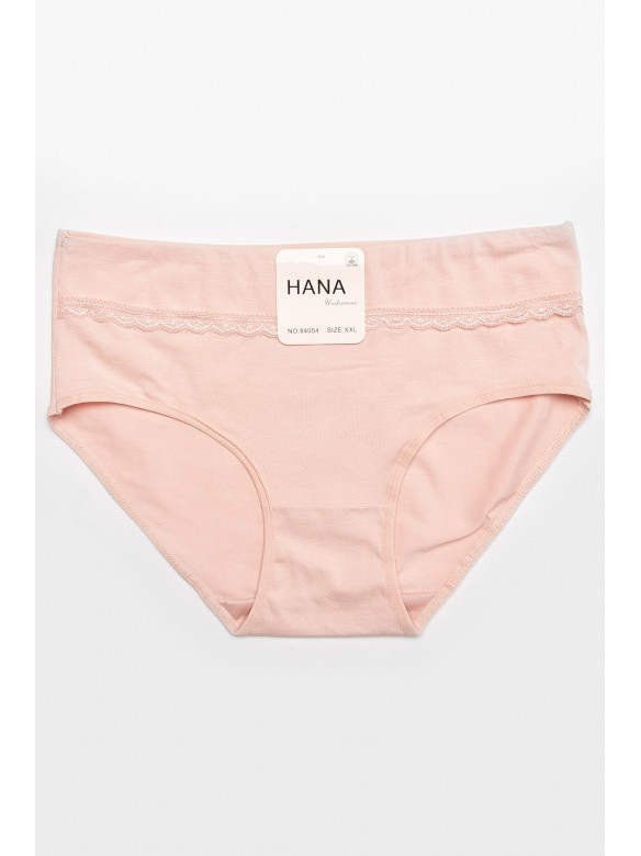 Трусы женские полубатальные светло-розового цвета 84054 211771C