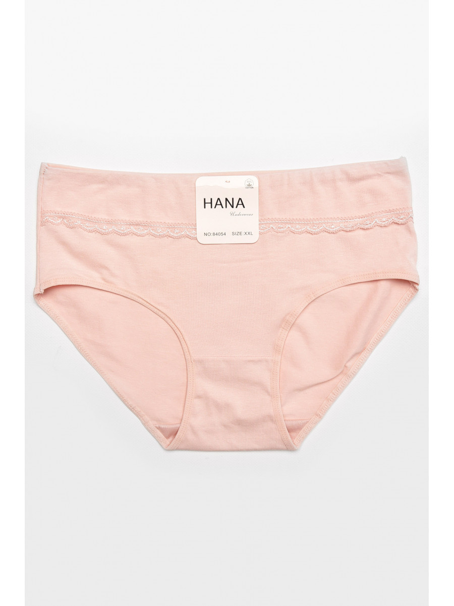 Трусы женские полубатальные светло-розового цвета 84054 211771C