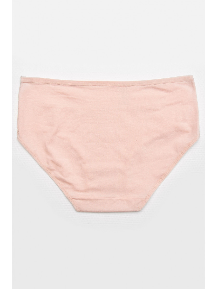 Трусы женские полубатальные светло-розового цвета 84054 211771C