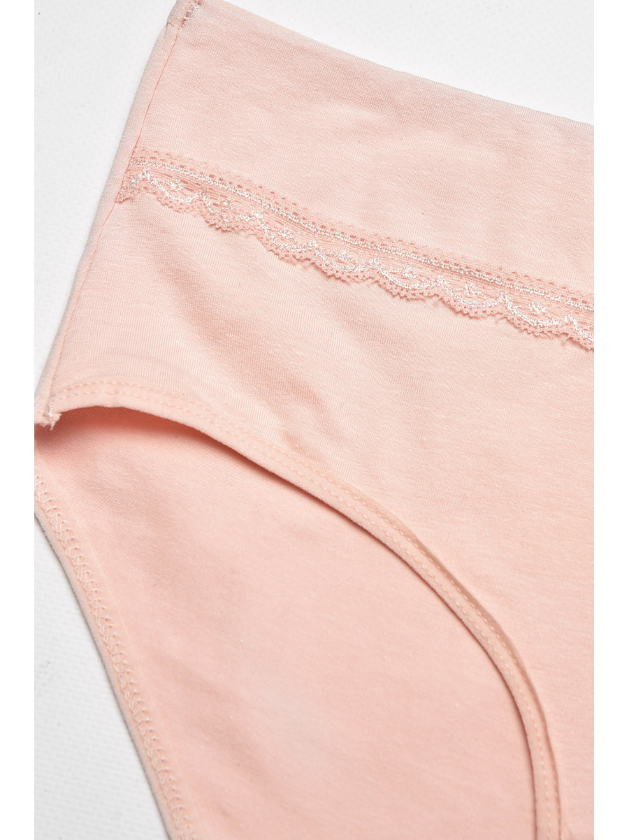 Трусы женские полубатальные светло-розового цвета 84054 211771C