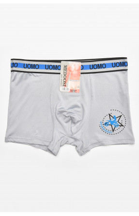 Боксеры мужские светло-серого цвета с принтом F0895 211772C