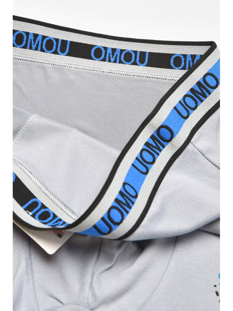 Боксеры мужские светло-серого цвета с принтом F0895 211772C