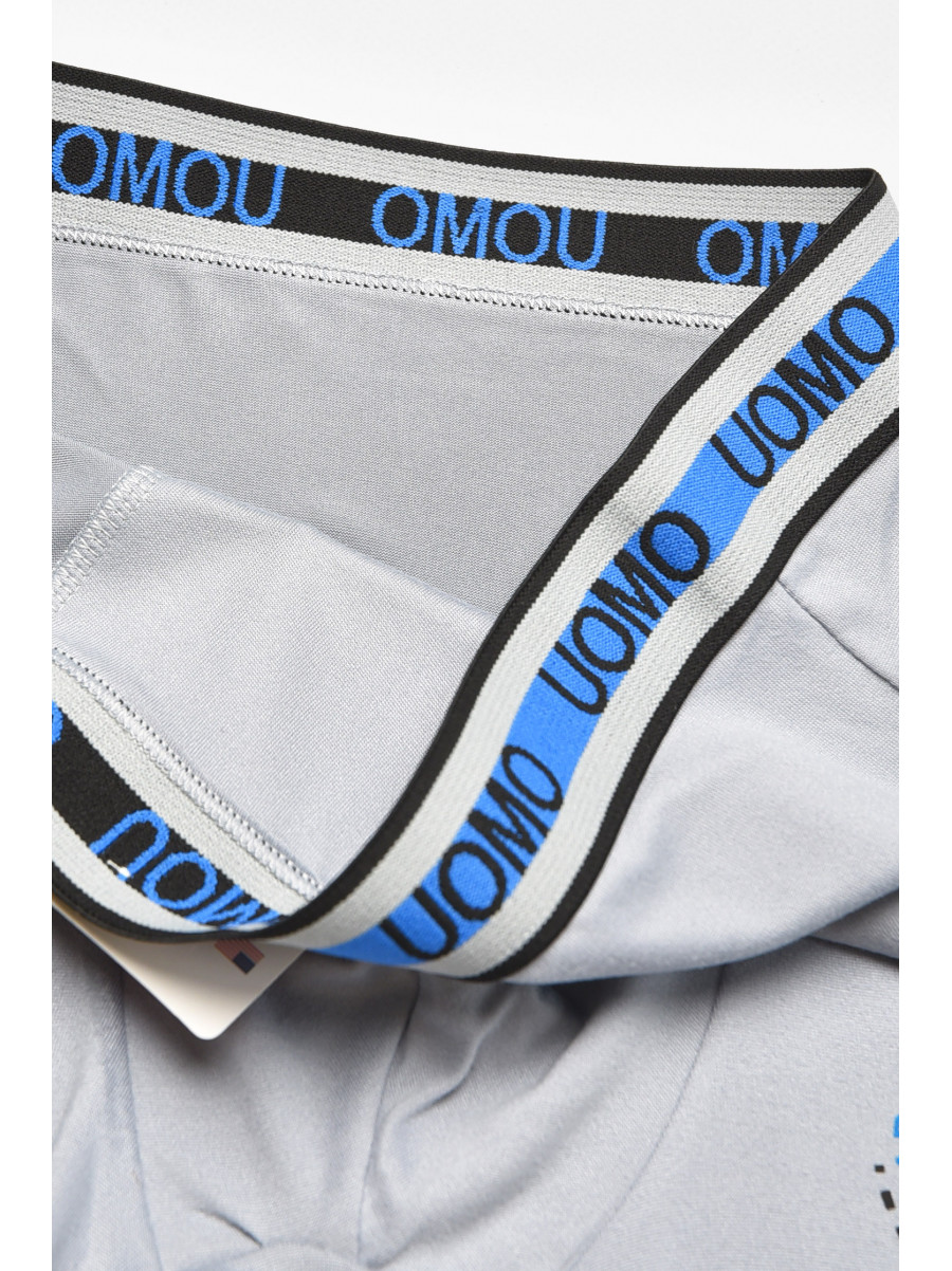 Боксеры мужские светло-серого цвета с принтом F0895 211772C