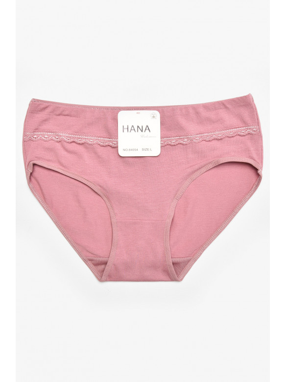 Труси жіночі напівбатальні рожевого кольору 84054 211773C