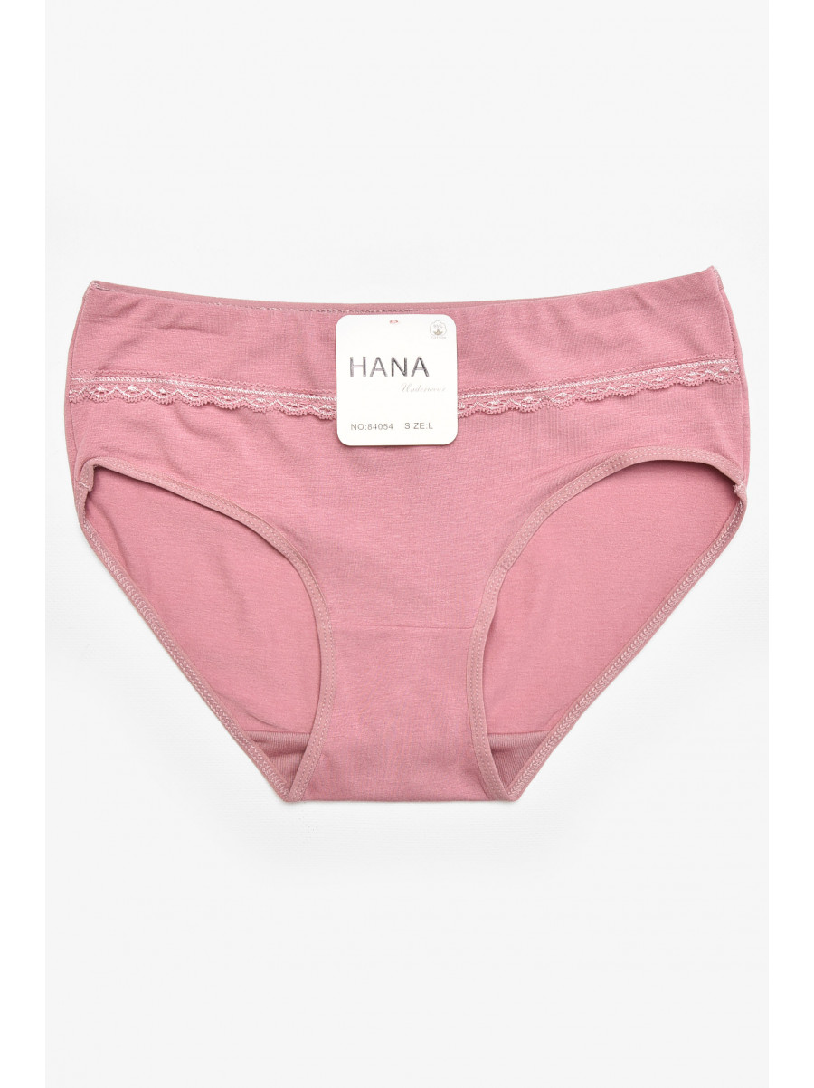 Труси жіночі напівбатальні рожевого кольору 84054 211773C