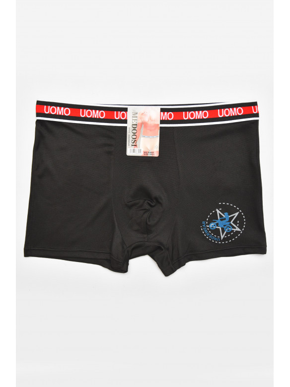 Боксеры мужские черного цвета с принтом F0895 211774C