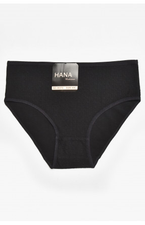 Трусы женские полубатальные черного цвета 38370 211775C