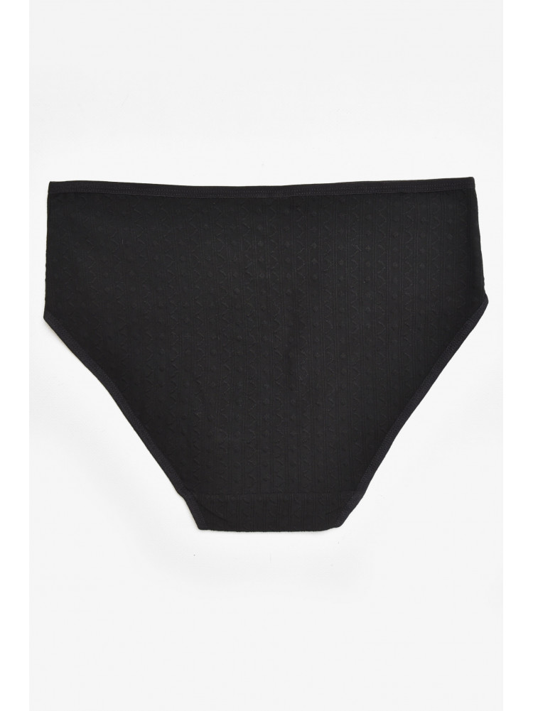 Трусы женские полубатальные черного цвета 38370 211775C