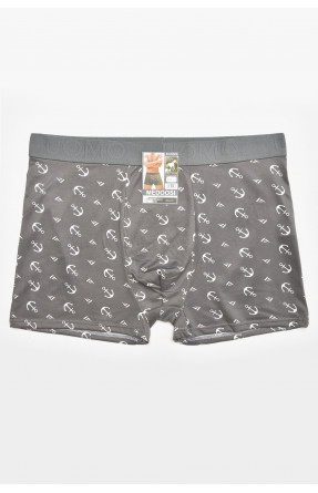 Боксеры мужские серого цвета с принтом Z086D 211778C