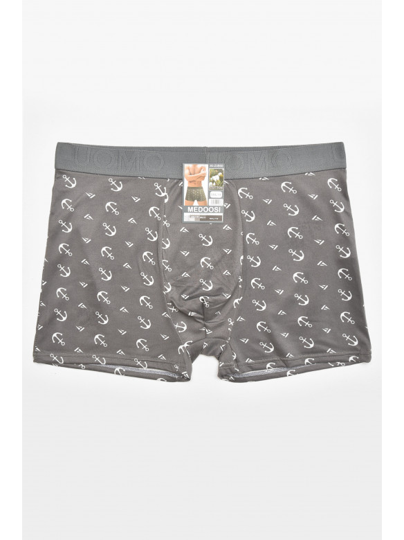 Боксеры мужские серого цвета с принтом Z086D 211778C