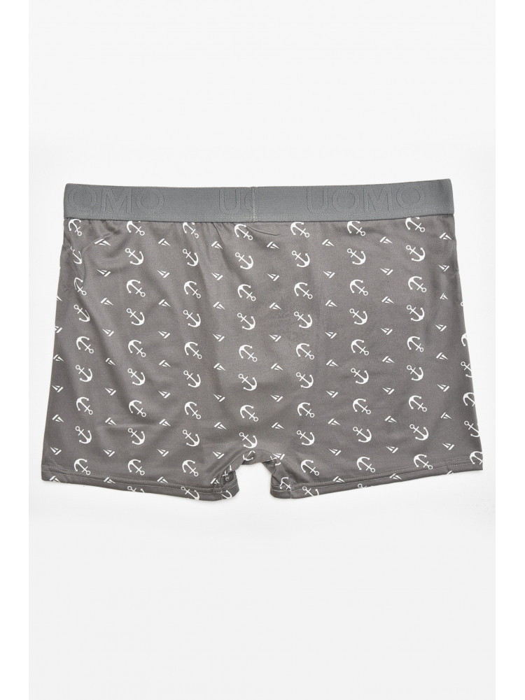 Боксеры мужские серого цвета с принтом Z086D 211778C