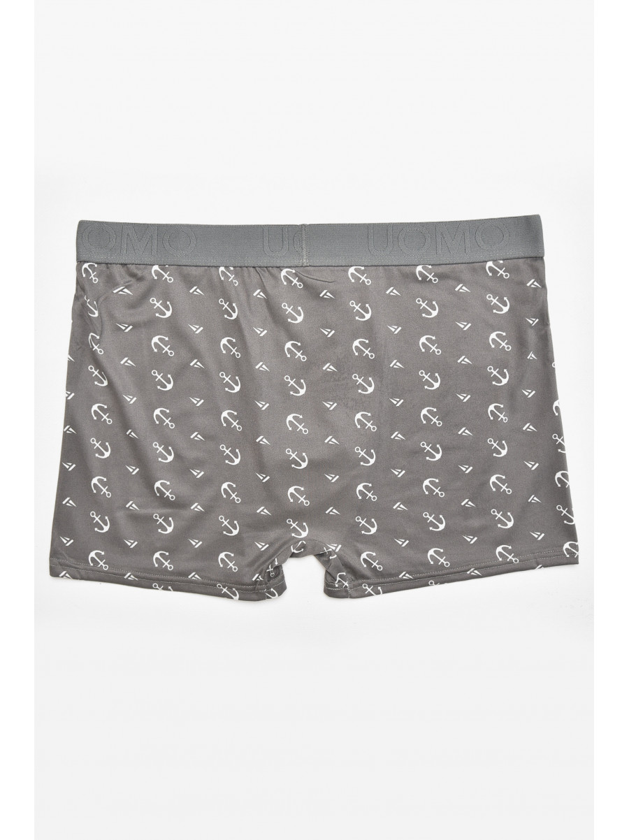 Боксеры мужские серого цвета с принтом Z086D 211778C