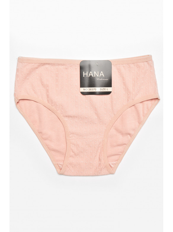 Трусы женские полубатальные бежевого цвета 38370 211779C