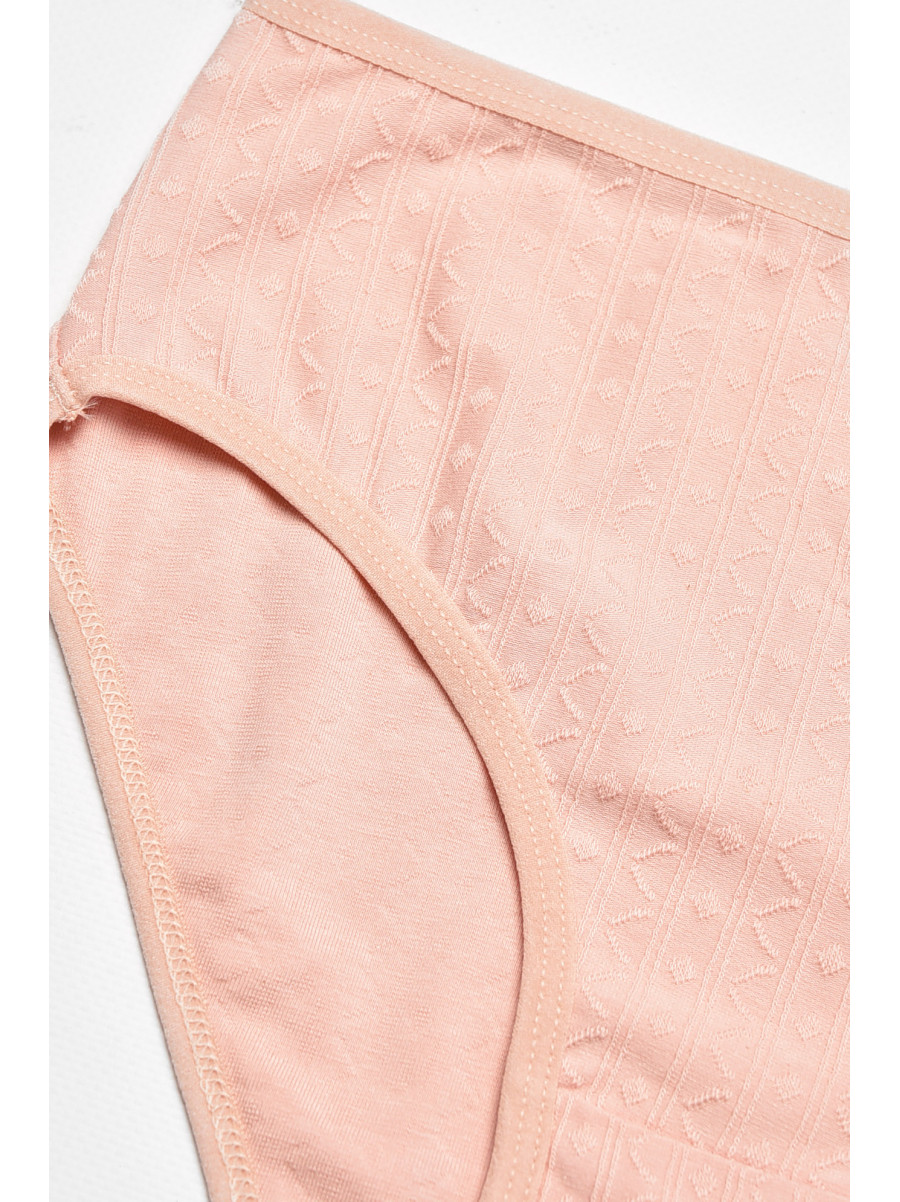 Трусы женские полубатальные бежевого цвета 38370 211779C