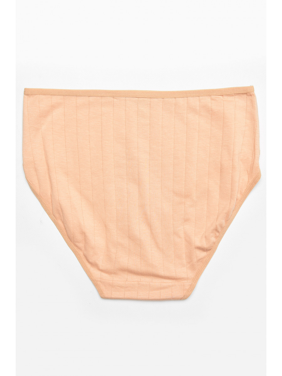 Трусы женские полубатальные бежевого цвета 38368 211784C