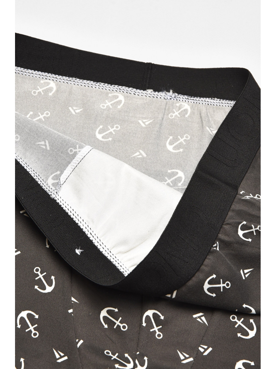 Боксеры мужские черного цвета с принтом Z086D 211785C