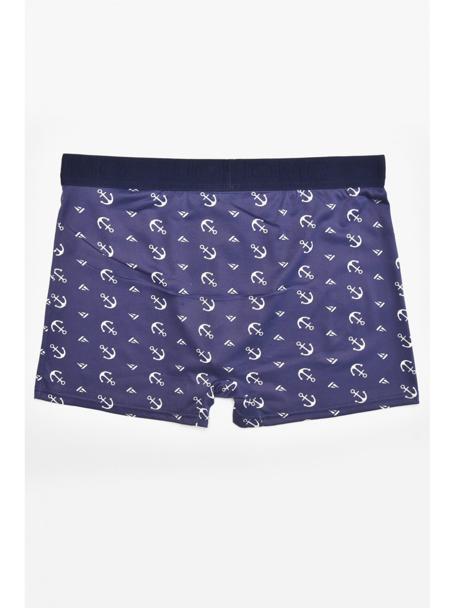 Боксеры мужские тёмно-синего цвета с принтом Z086D 211787C