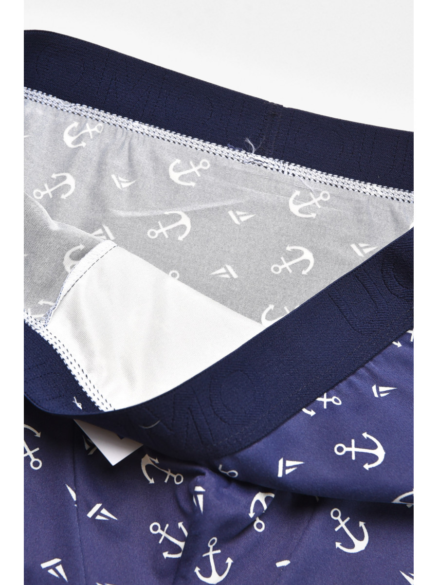 Боксеры мужские тёмно-синего цвета с принтом Z086D 211787C