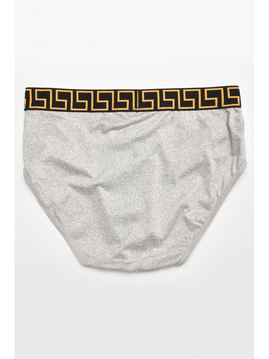 Трусы мужские однотонные серого цвета B3940 211793C