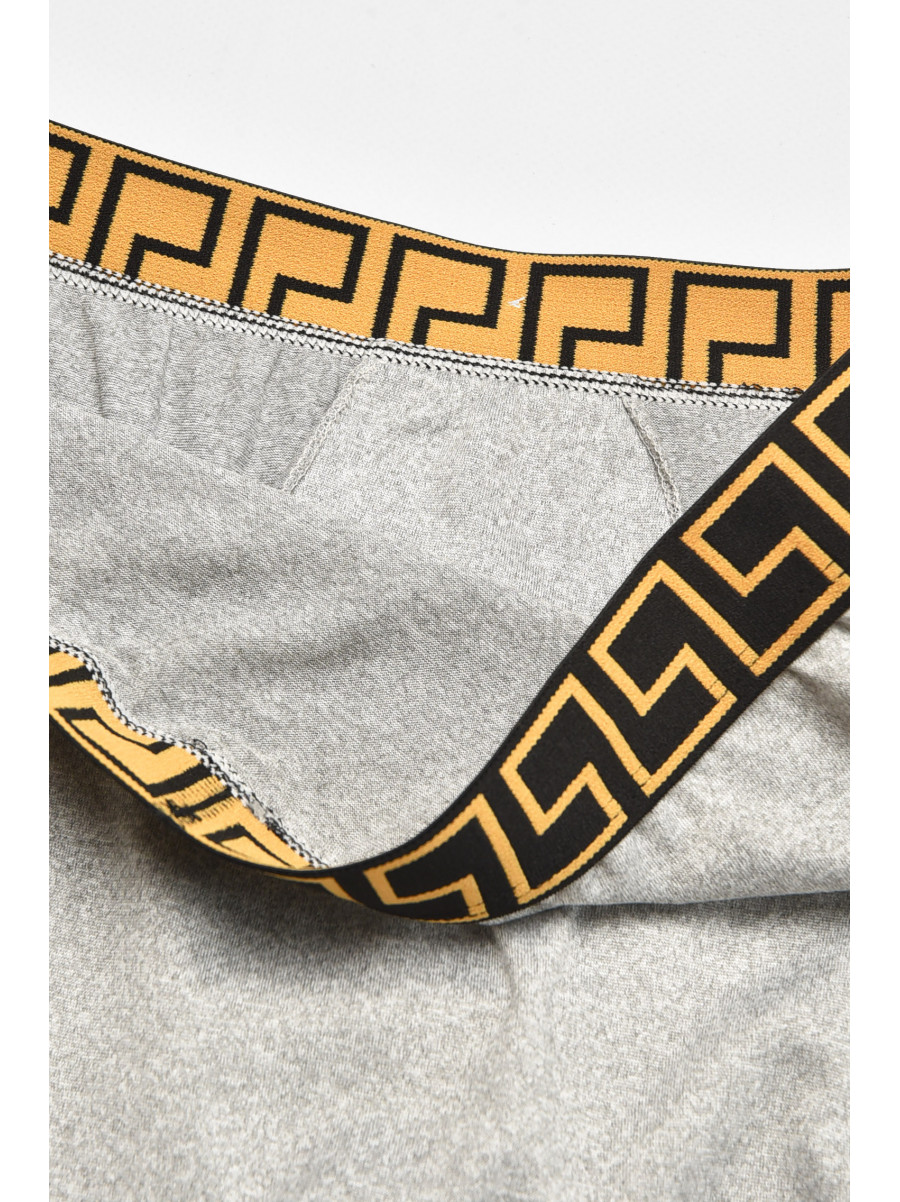 Трусы мужские однотонные серого цвета B3940 211793C