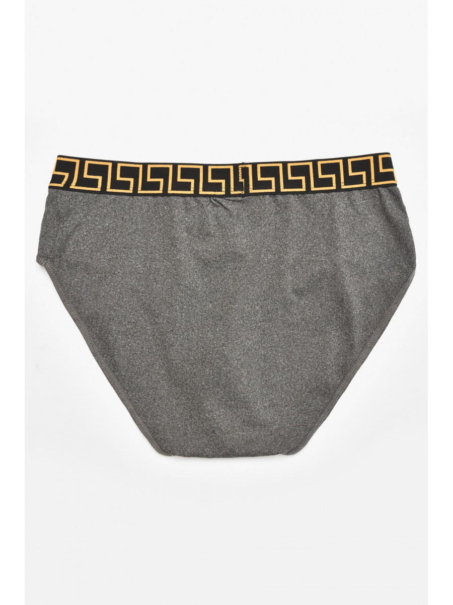 Трусы мужские однотонные тёмно-серого цвета B3940 211797C