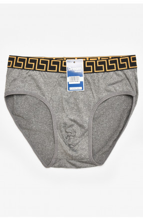 Трусы мужские однотонные тёмно-серого цвета B3940 211798C