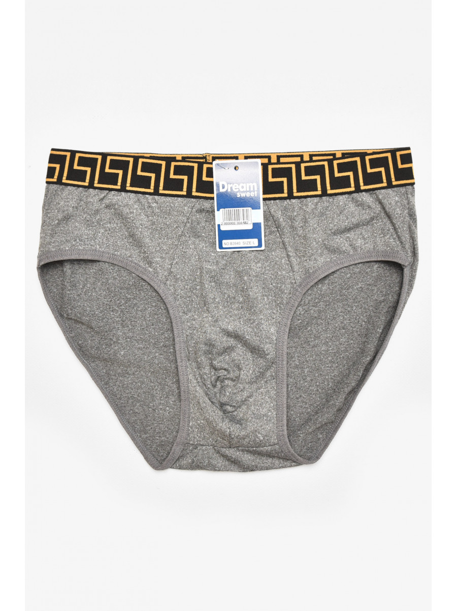 Труси чоловічі однотонні темно-сірого кольору B3940 211798C