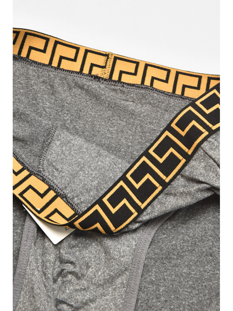 Труси чоловічі однотонні темно-сірого кольору B3940 211798C