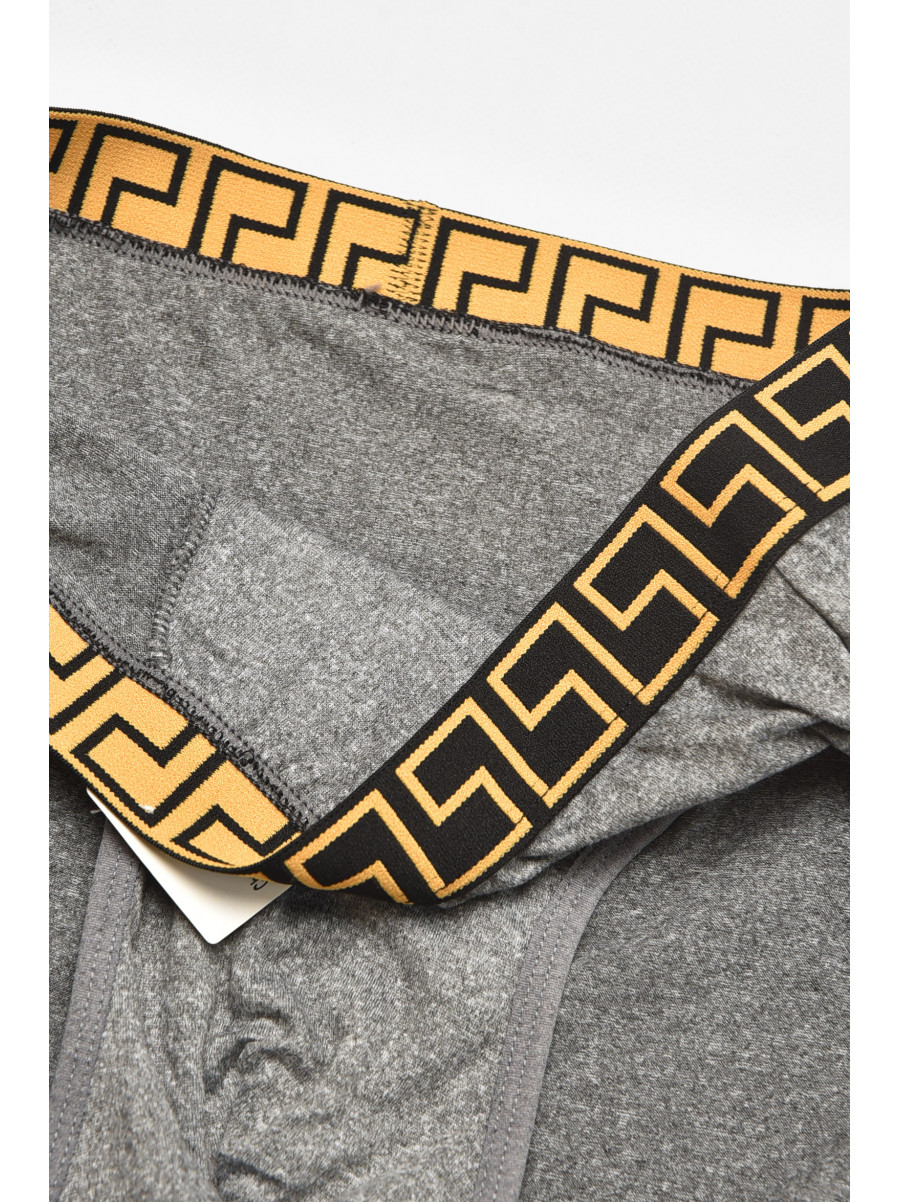 Труси чоловічі однотонні темно-сірого кольору B3940 211798C