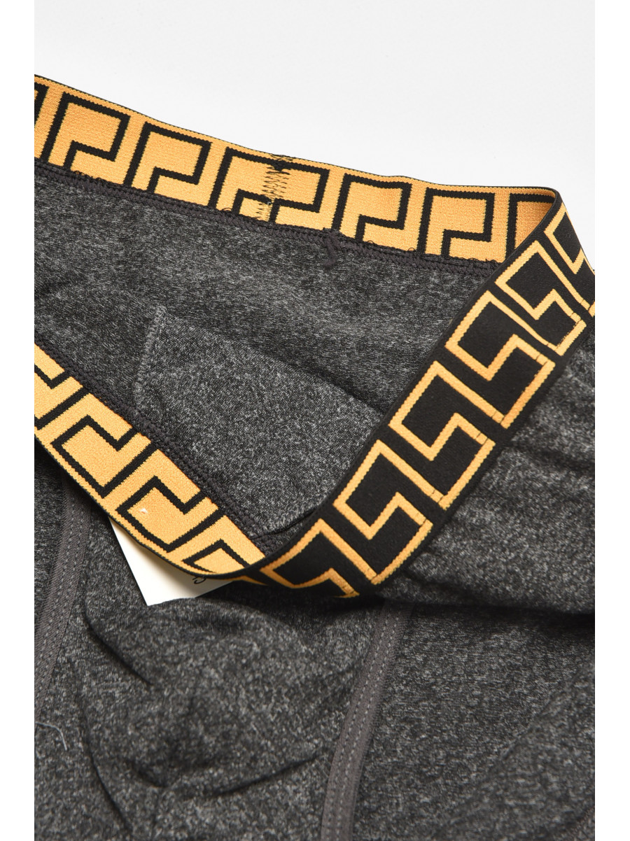 Трусы мужские однотонные тёмно-серого цвета B3940 211799C