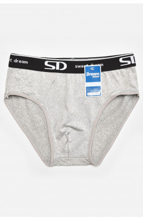 Труси чоловічі однотонні світло-сірого кольору B3234 211800C