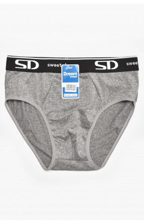 Труси чоловічі однотонні сірого кольору B3234 211801C