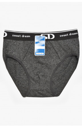 Труси чоловічі однотонні темно-сірого кольору B3234 211802C
