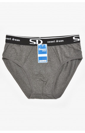 Труси чоловічі однотонні темно-сірого кольору B3234 211803C