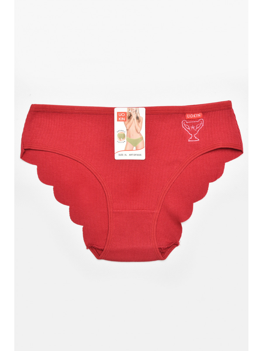 Труси жіночі червоного кольору 0035 211819C