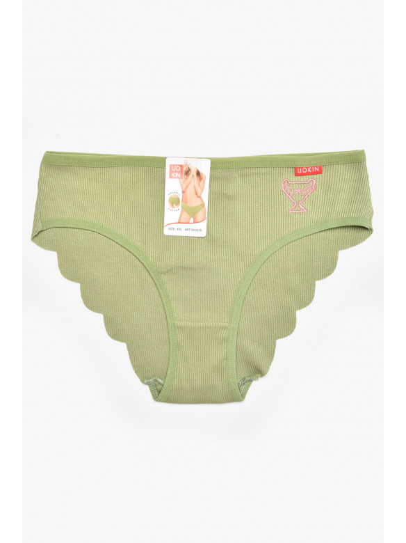 Труси жіночі зеленого кольору 0035 211820C