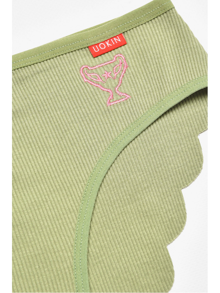 Труси жіночі зеленого кольору 0035 211820C