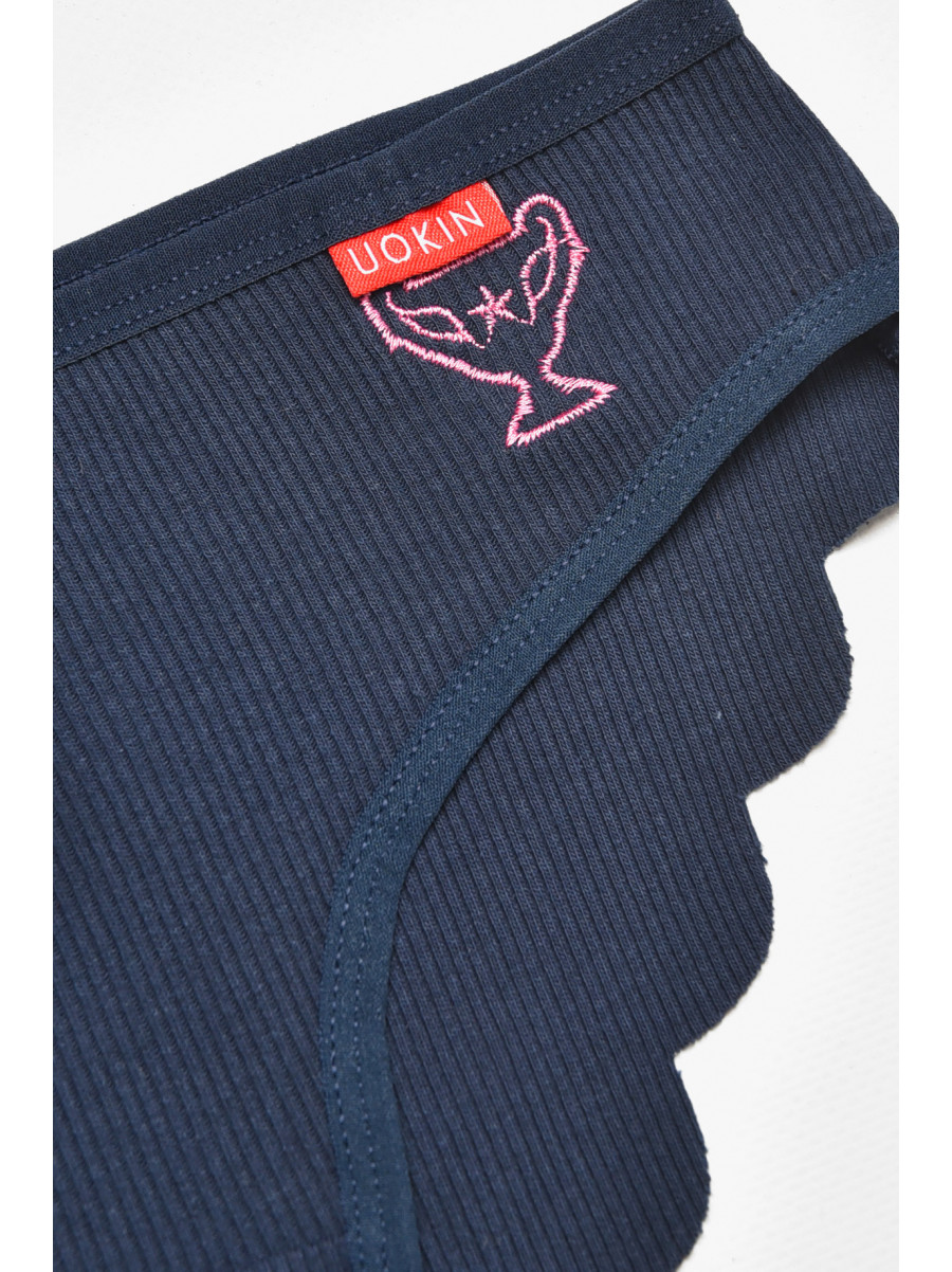 Труси жіночі темно-синього кольору 0035 211822C